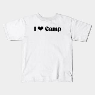 I Love Camp v4 Kids T-Shirt